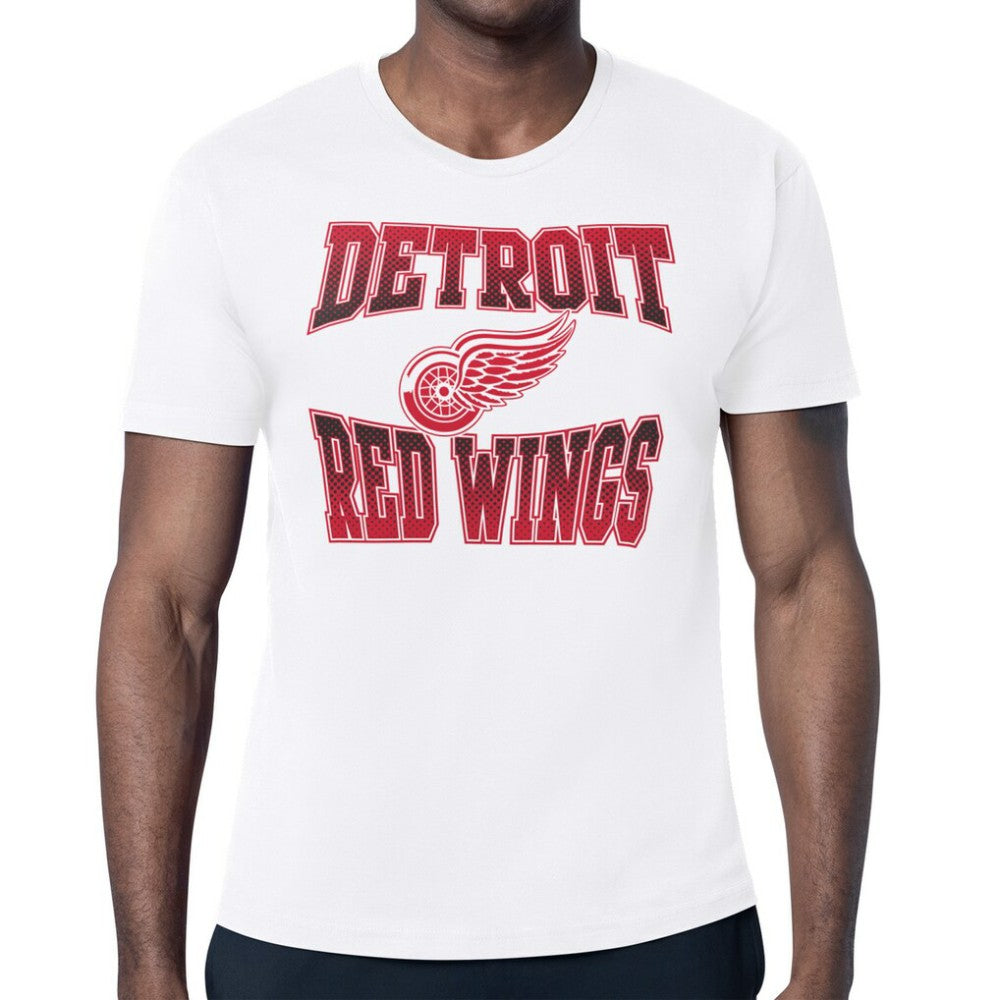 Detroit Red Wings Starter Comic Style Team Graphic T-Shirt Outlet