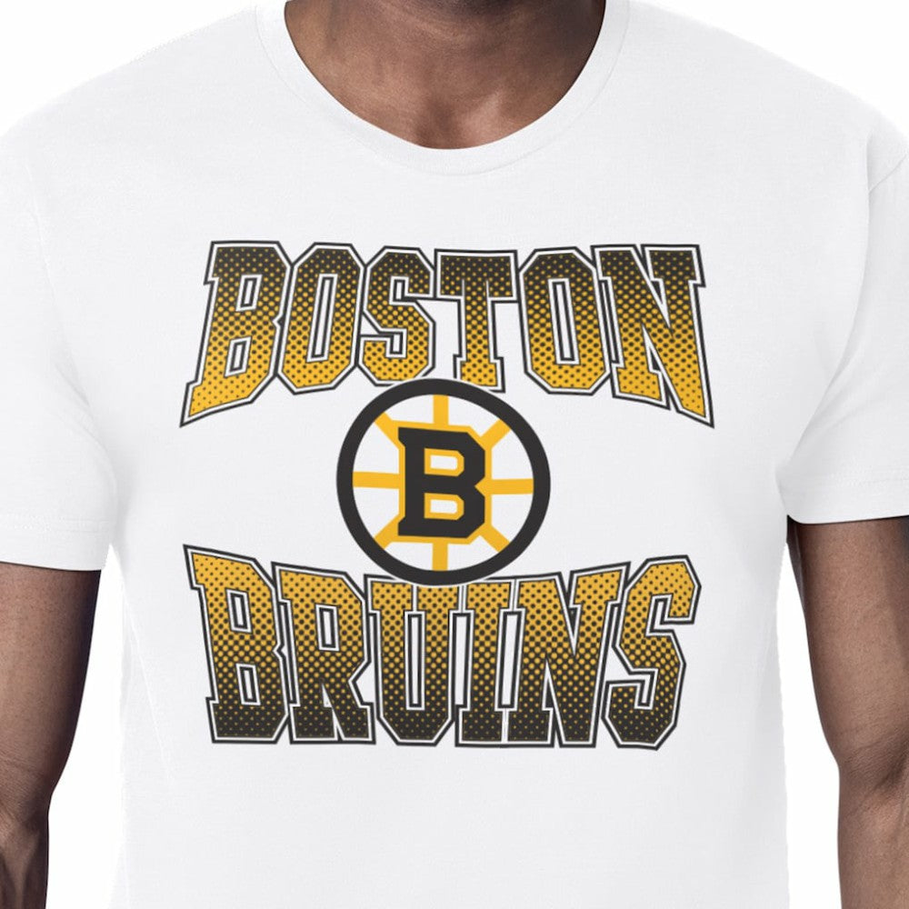 Boston Bruins Starter Comic Style Team Graphic T-Shirt On Sale