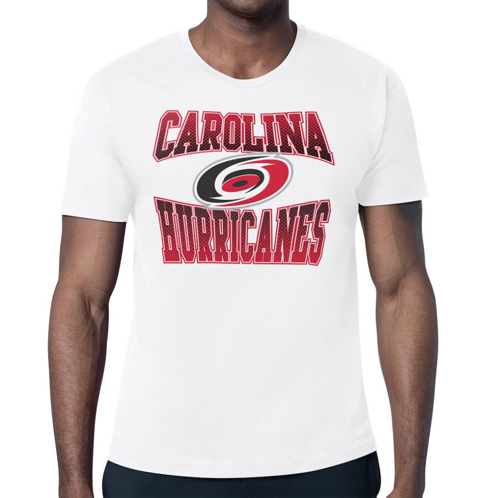 Carolina Hurricanes Starter Comic Style Team Graphic T-Shirt Discount