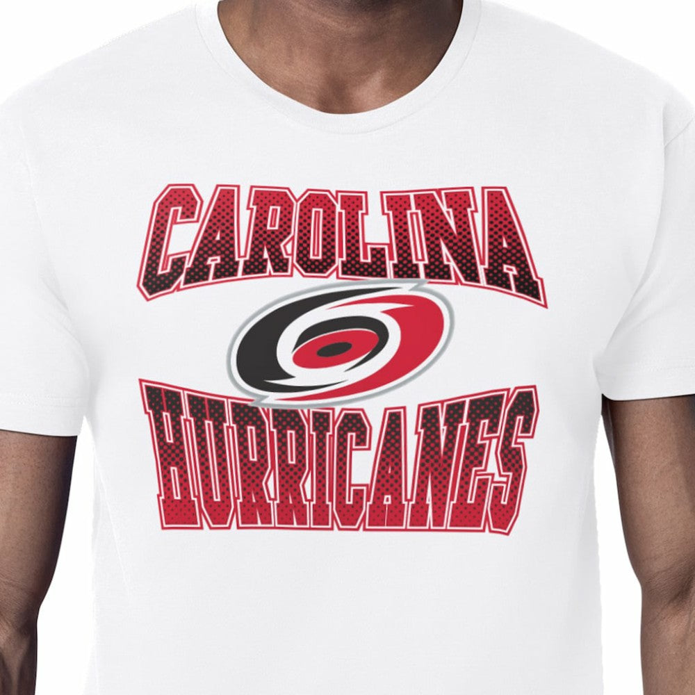 Carolina Hurricanes Starter Comic Style Team Graphic T-Shirt Discount