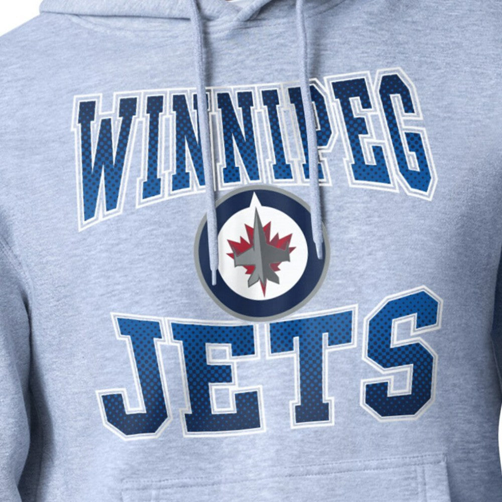 Winnipeg Jets Starter Comic Style Team Graphic Hoodie For Sale