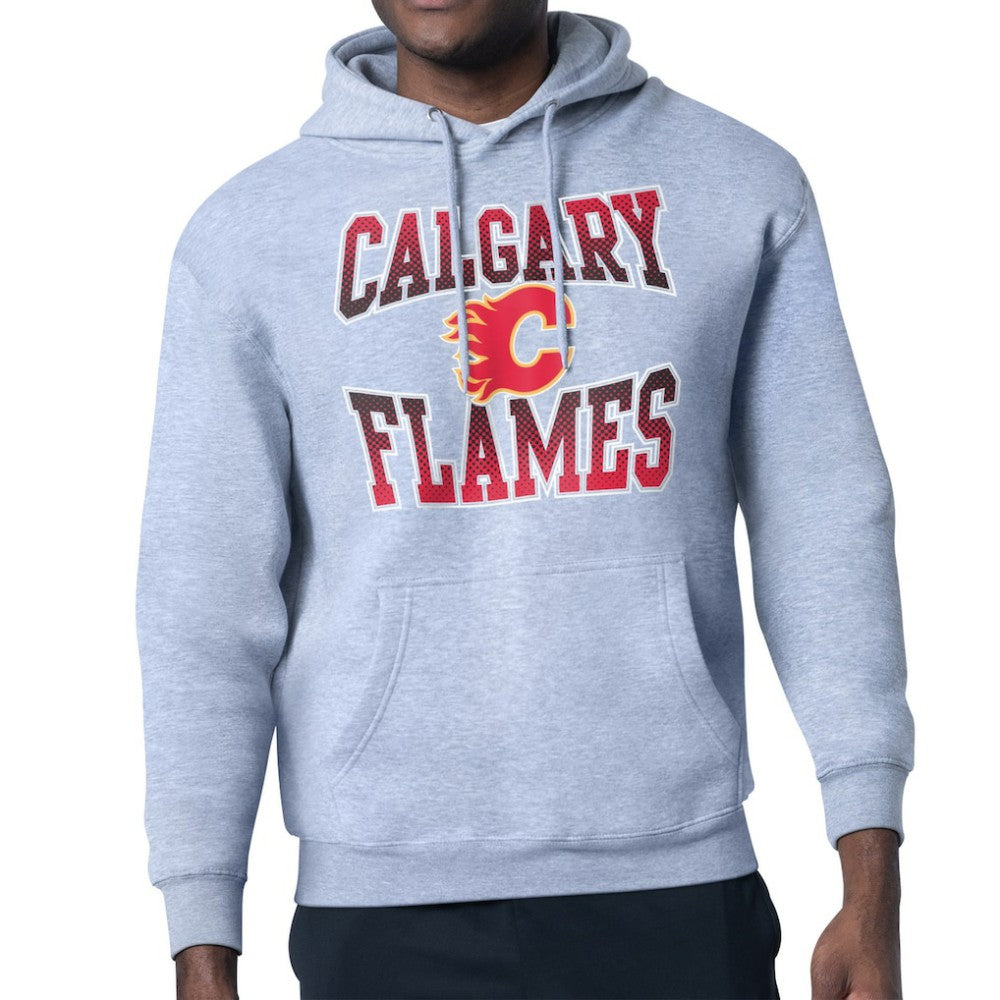 Calgary Flames Starter Comic Style Team Graphic Hoodie Outlet