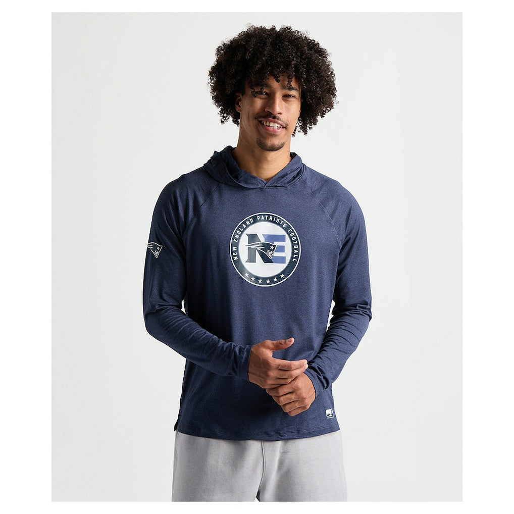 New England Patriots  Charles River x  Cayak Hooded Long Sleeve T-Shirt
