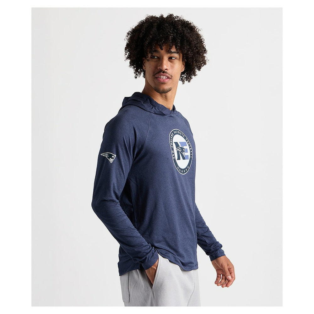New England Patriots  Charles River x  Cayak Hooded Long Sleeve T-Shirt