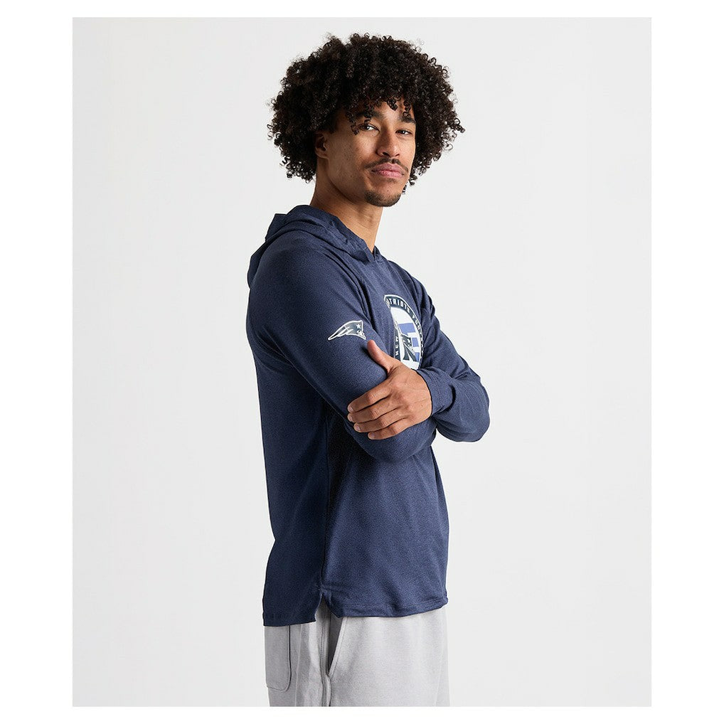 New England Patriots  Charles River x  Cayak Hooded Long Sleeve T-Shirt