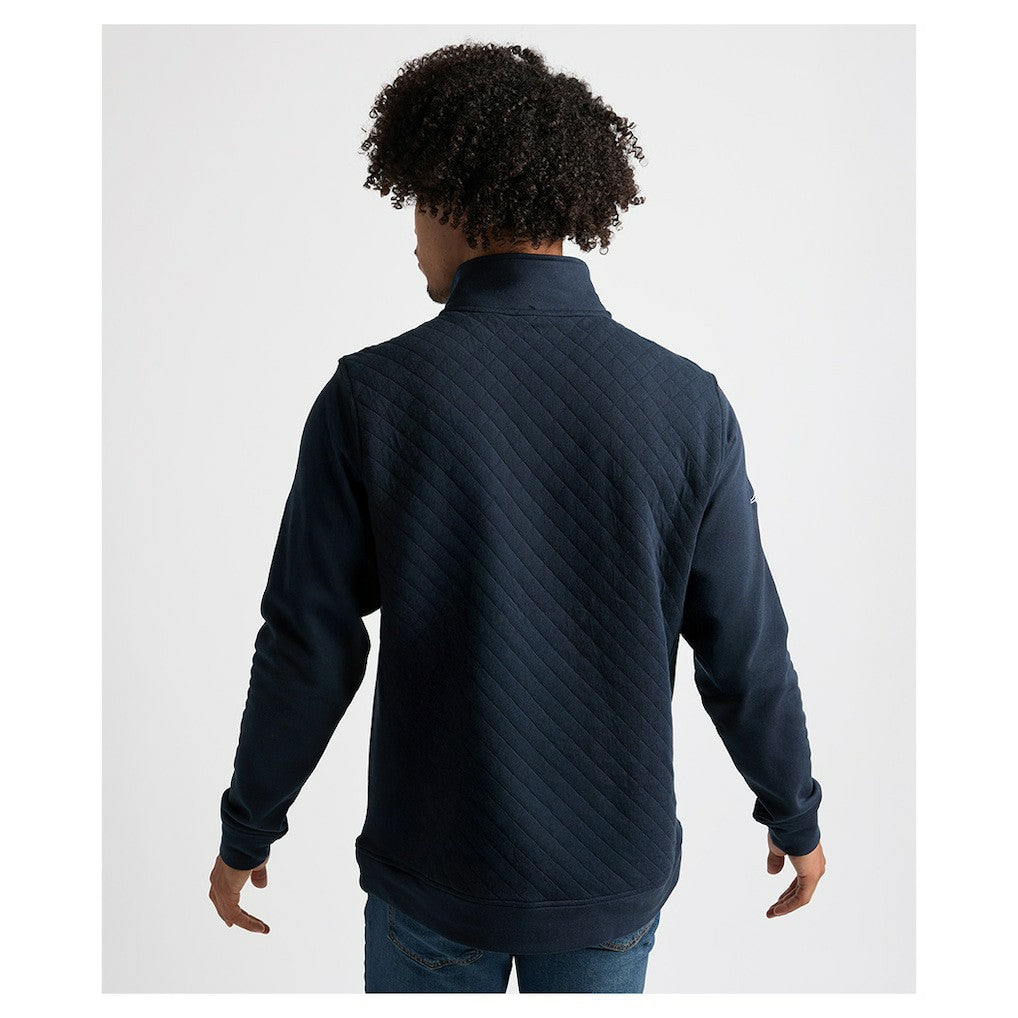 New England Patriots  Charles River x  Franconia Quilted Quarter-Zip Sweatshirt