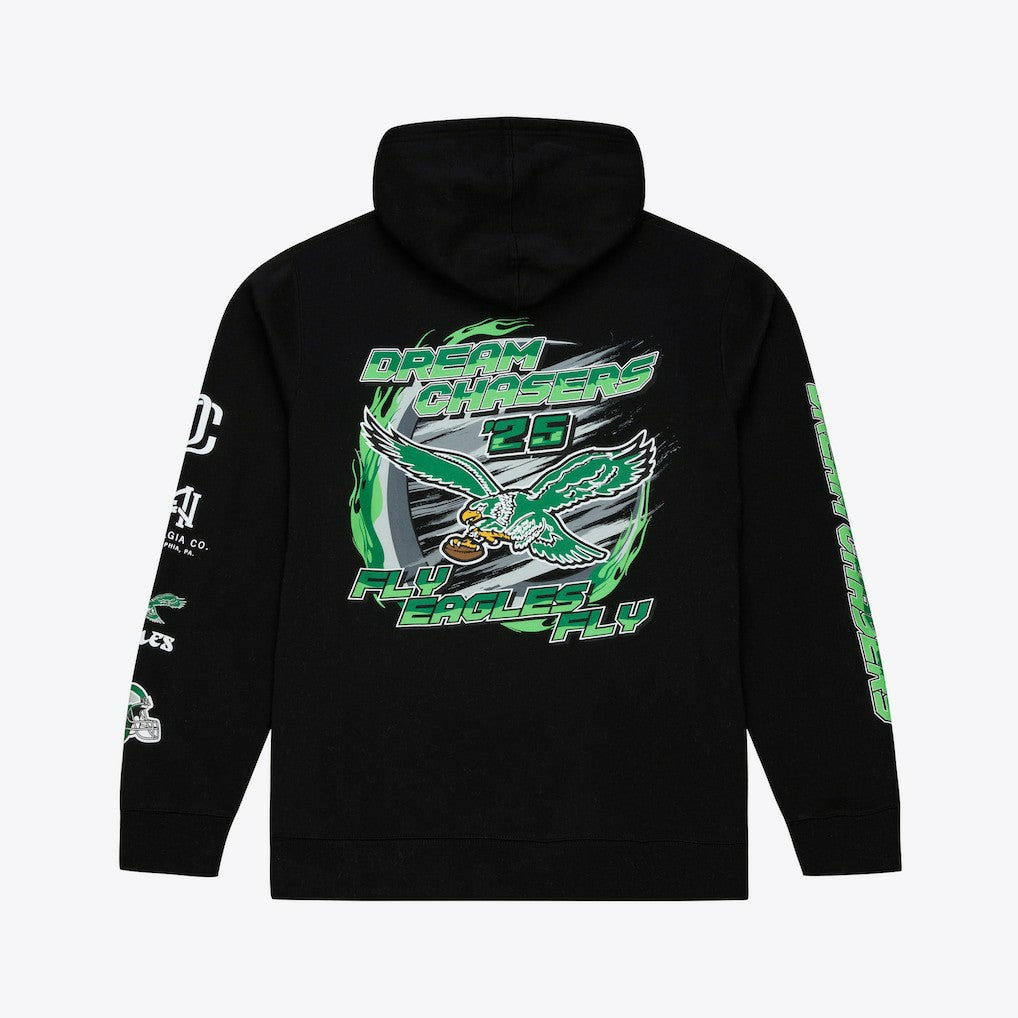 Philadelphia Eagles Mitchell & Ness Dream Chasers Fly Hoodie