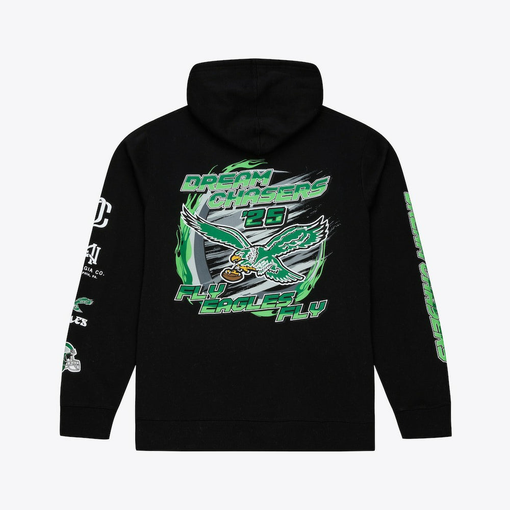 Philadelphia Eagles Mitchell & Ness Dream Chasers Fly Hoodie