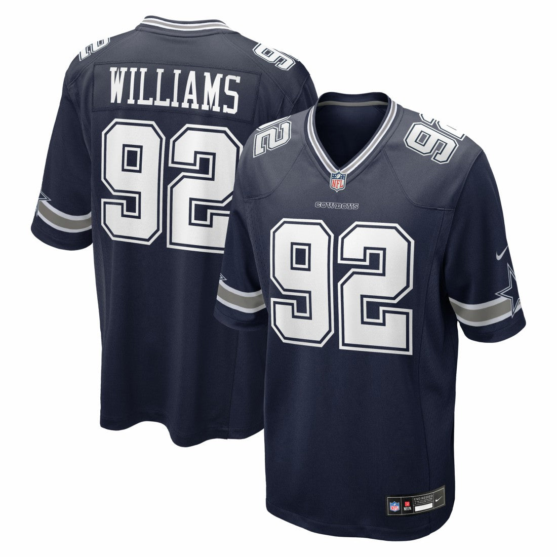 Dallas Cowboys Nike Quinnen Williams  Team Game Jersey