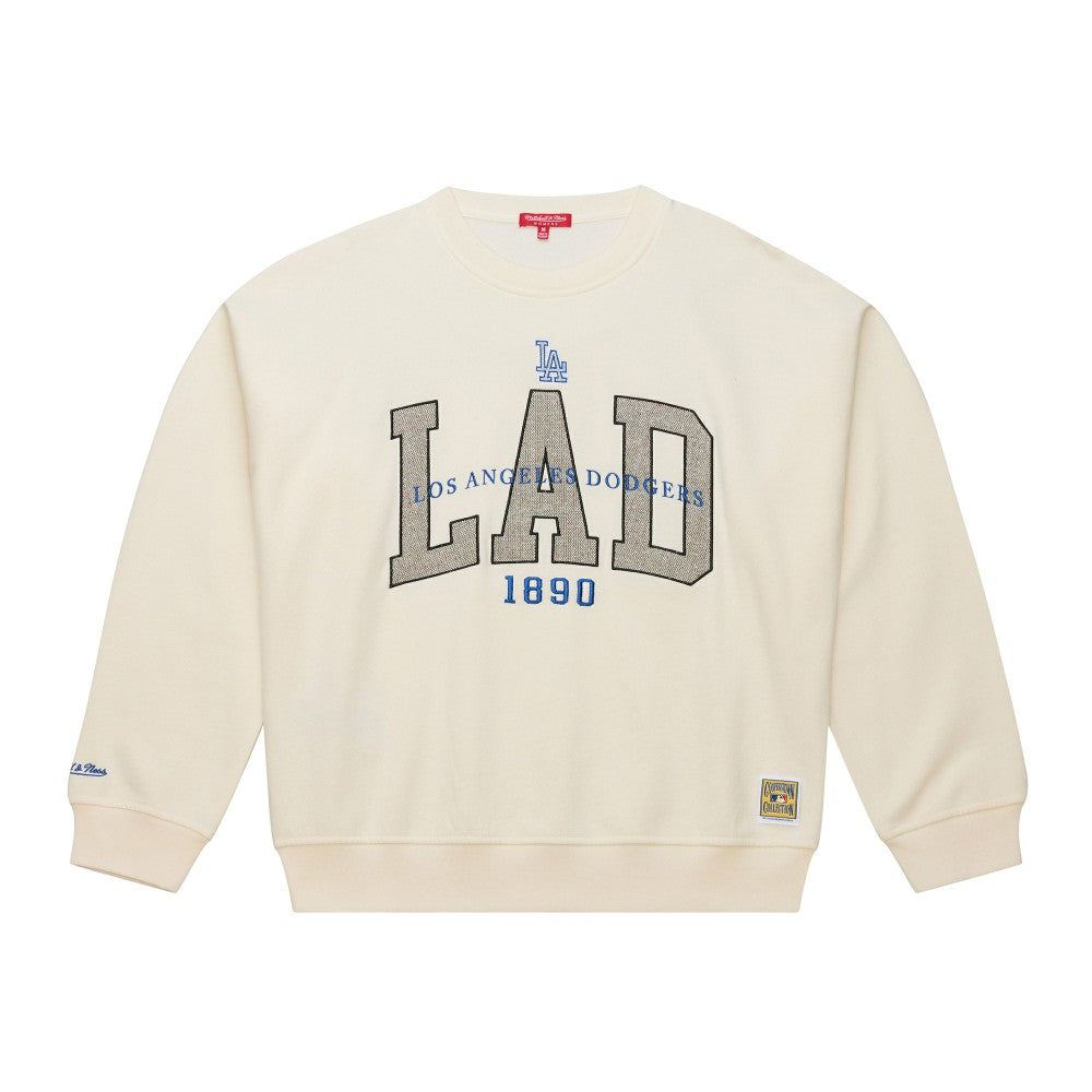 Los Angeles Dodgers Mitchell & Ness Women's Premium Crewneck Sweatshirt | MLB Discount