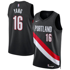 Yang Hansen Portland Trail Blazers Unisex Swingman Jersey Outlet