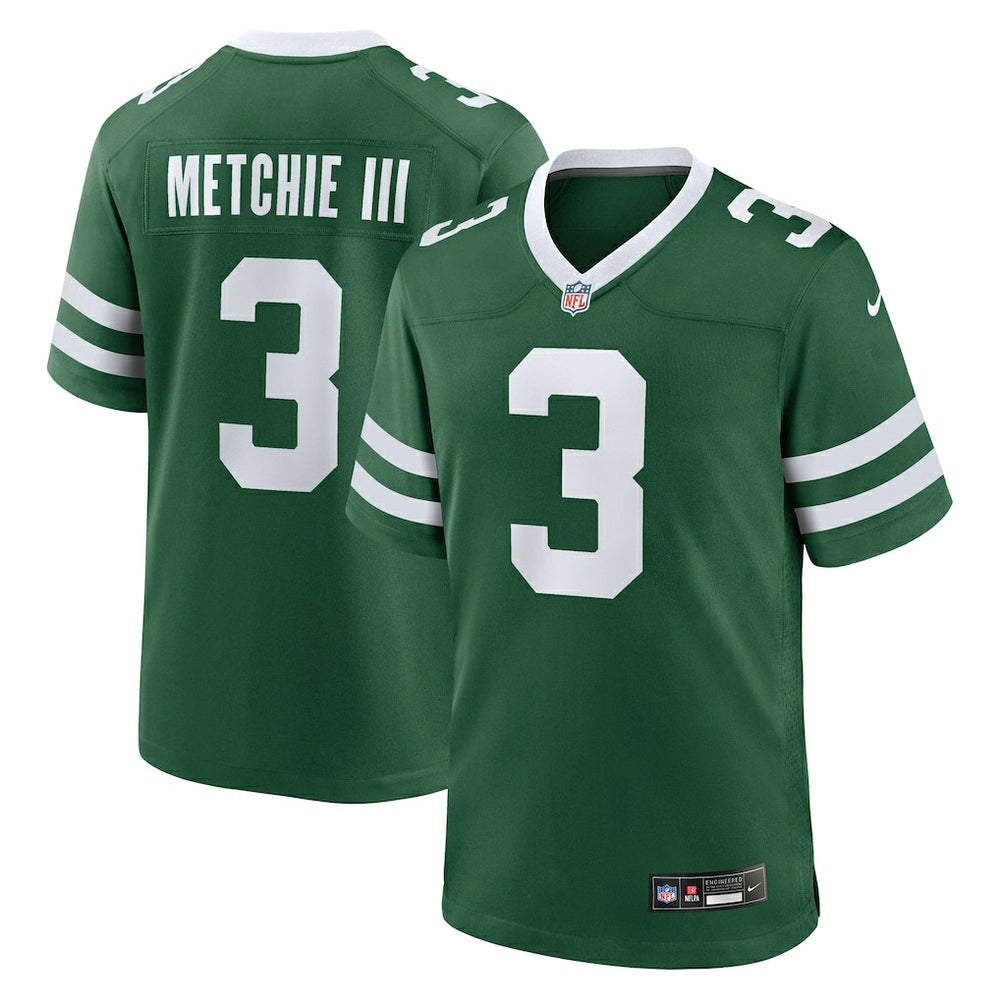 New York Jets Nike John Metchie III  Team Game Jersey