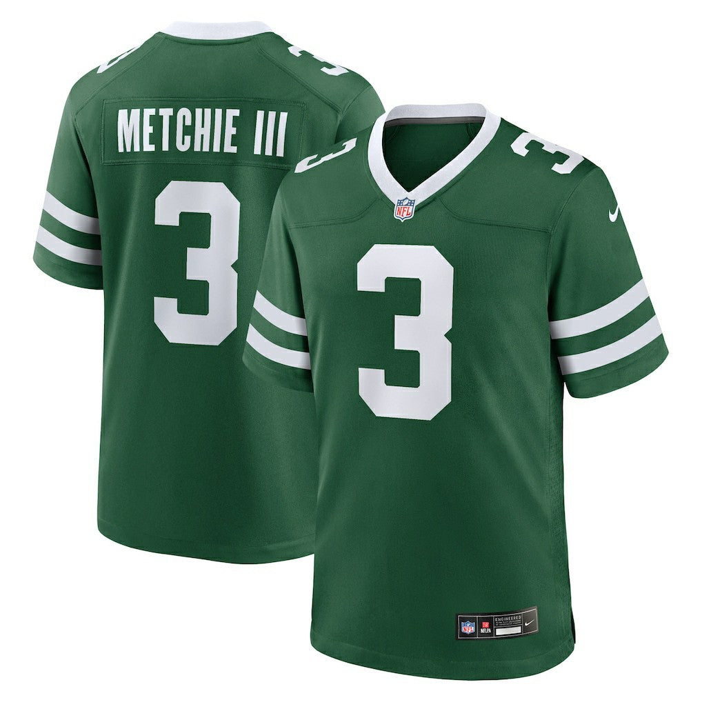 New York Jets Nike John Metchie III  Team Game Jersey