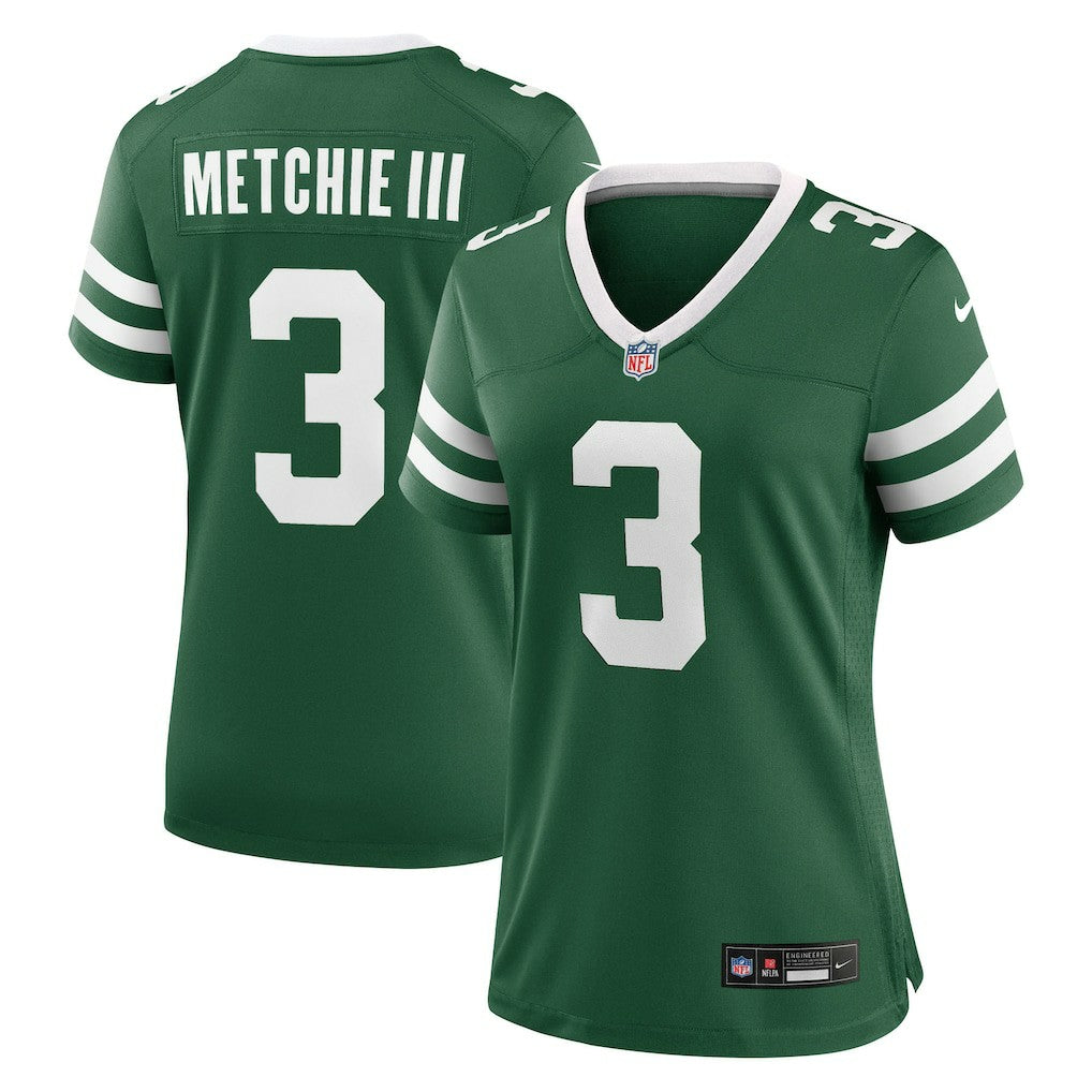 New York Jets Nike John Metchie III  Women's Team Game Jersey
