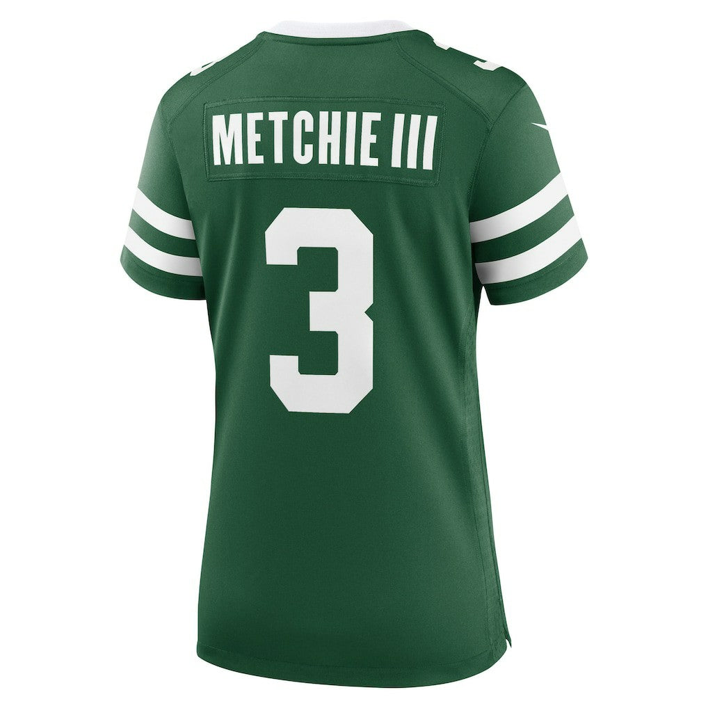 John Metchie III New York Jets Women's Team Game Jersey - Legacy Green