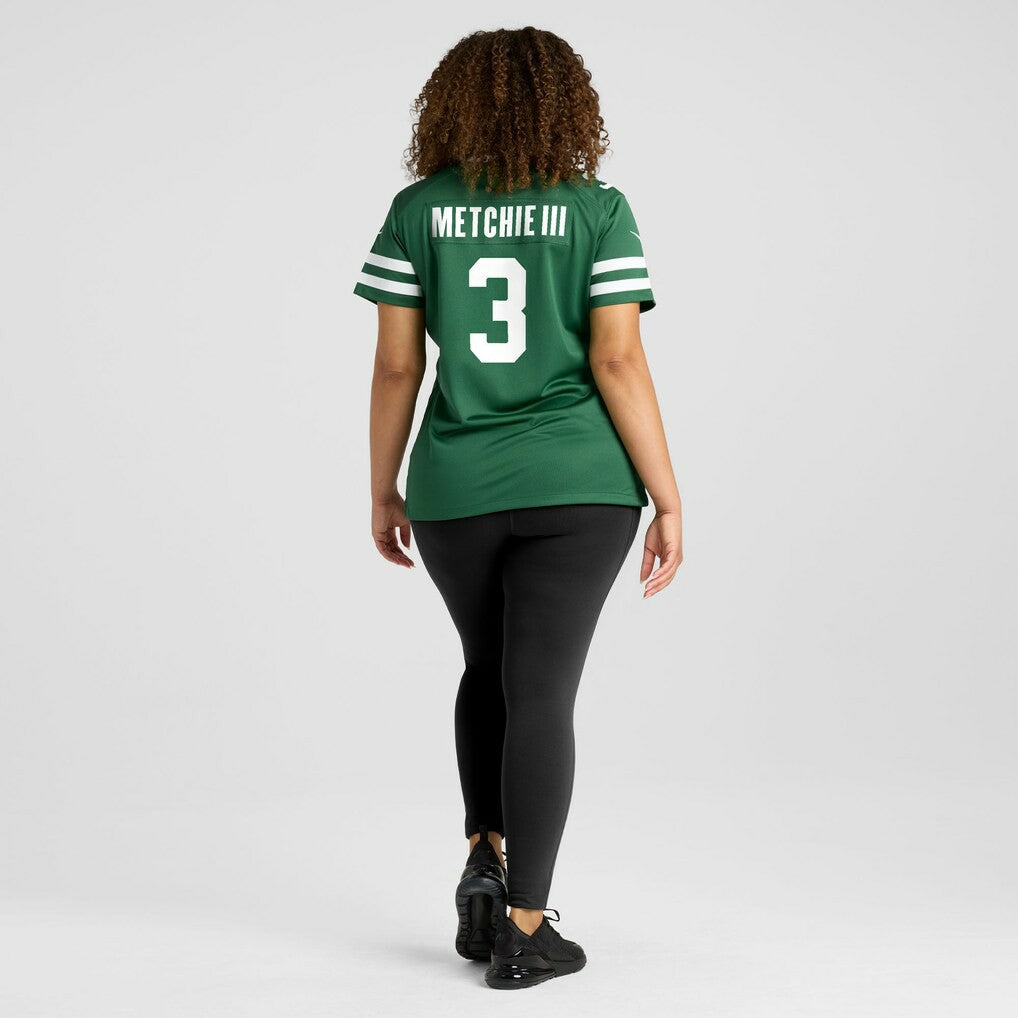 New York Jets Nike John Metchie III  Women's Team Game Jersey