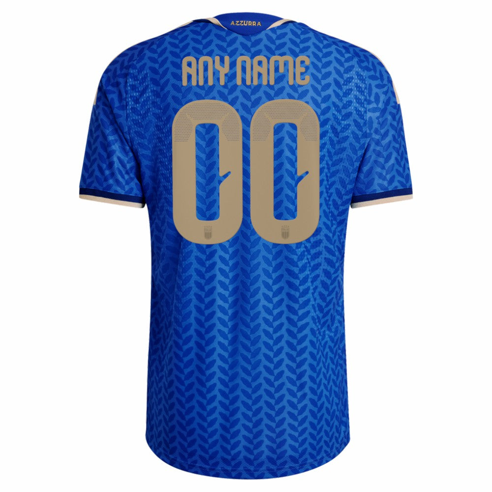Italy National Team FIFA x World Cup 2026 Home On Field Custom Jersey Blue - Adidas