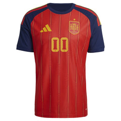Spain National Team FIFA x World Cup 2026 Home On Field Custom Jersey Red - Adidas