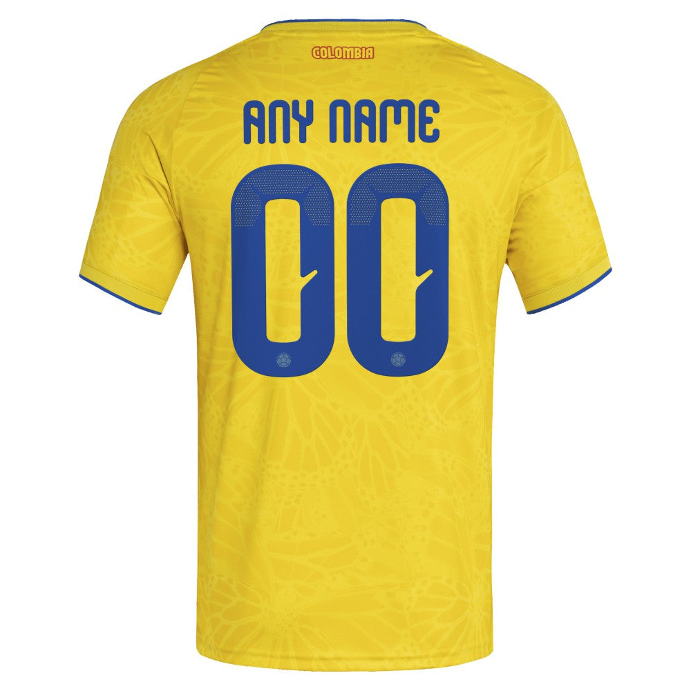 Colombia National Team FIFA x World Cup 2026 Home Replica Custom Jersey Yellow - Adidas