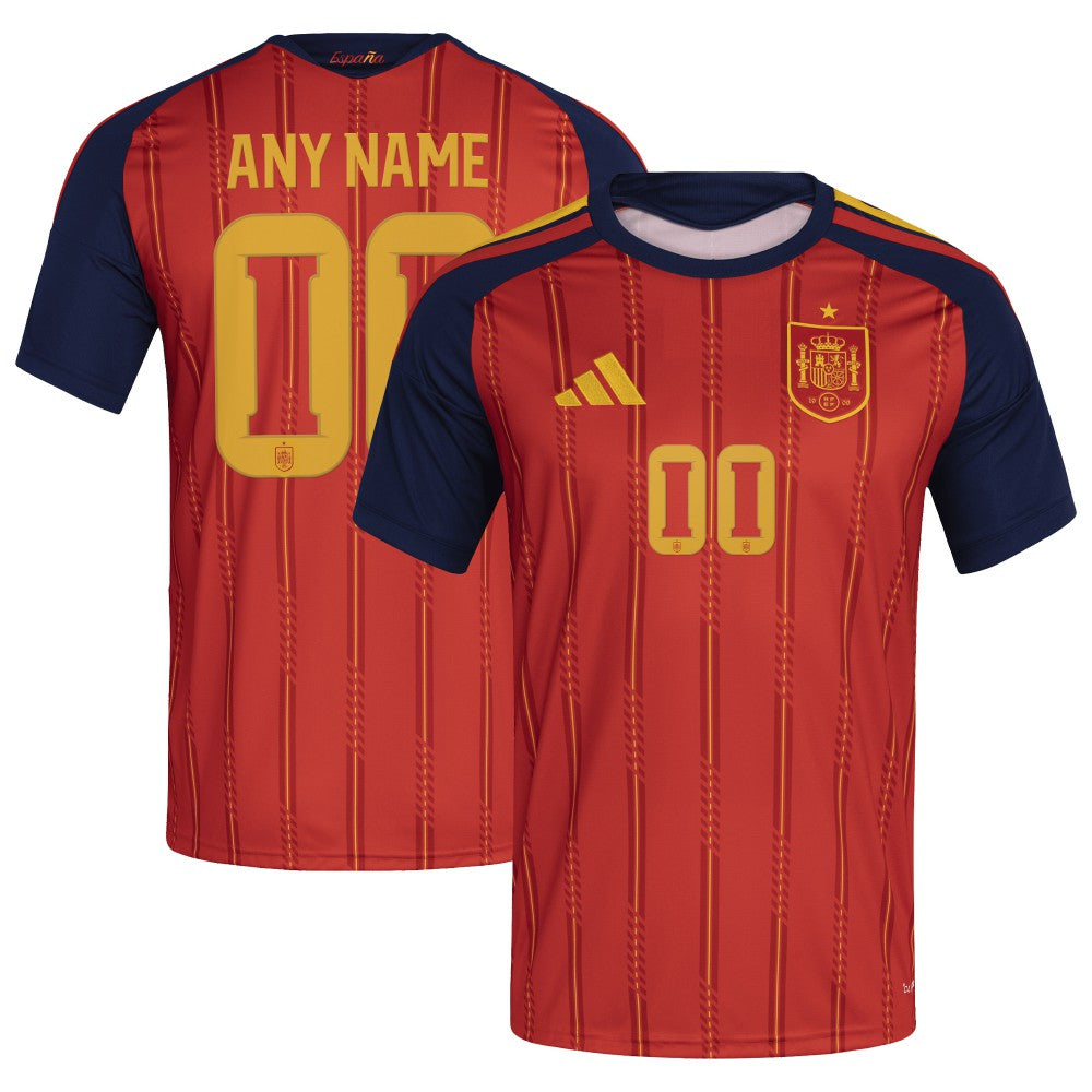 Spain National Team FIFA x World Cup 2026 Home Replica Custom Jersey Red - Adidas