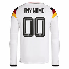 Germany National Team FIFA x World Cup 2026 Home Replica Long Sleeve Custom Jersey White - Adidas