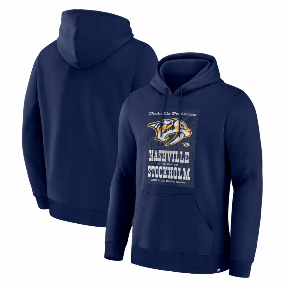 Nashville Predators 2025 NHL Global Series Hometown To Stockholm Legacy Hoodie For Sale