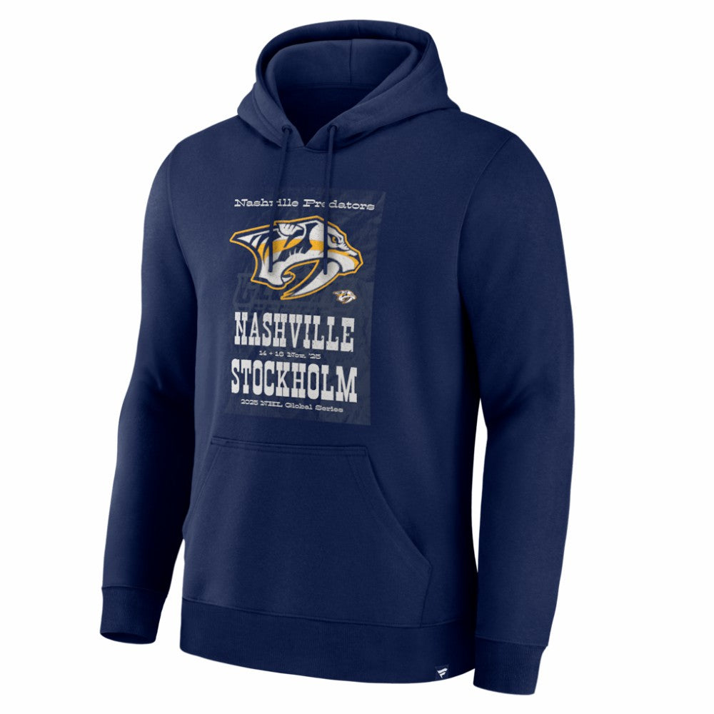 Nashville Predators 2025 NHL Global Series Hometown To Stockholm Legacy Hoodie For Sale