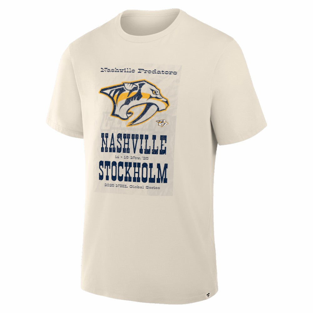 Nashville Predators 2025 NHL Global Series Hometown To Stockholm Legacy T-Shirt Online