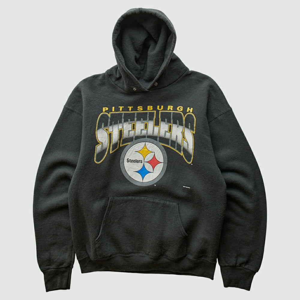 Pittsburgh Steelers Fanatics 90s Hooded Pullover Sweatshirt