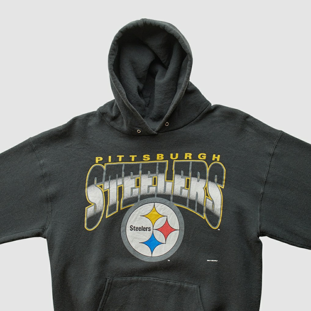 Pittsburgh Steelers Fanatics 90s Hooded Pullover Sweatshirt