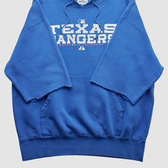 Texas Rangers Majestic 2000s Hooded Pullover Sweatshirt | MLB Sale