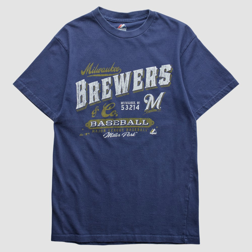 Milwaukee Brewers Majestic 2010s T-shirt | MLB For sale
