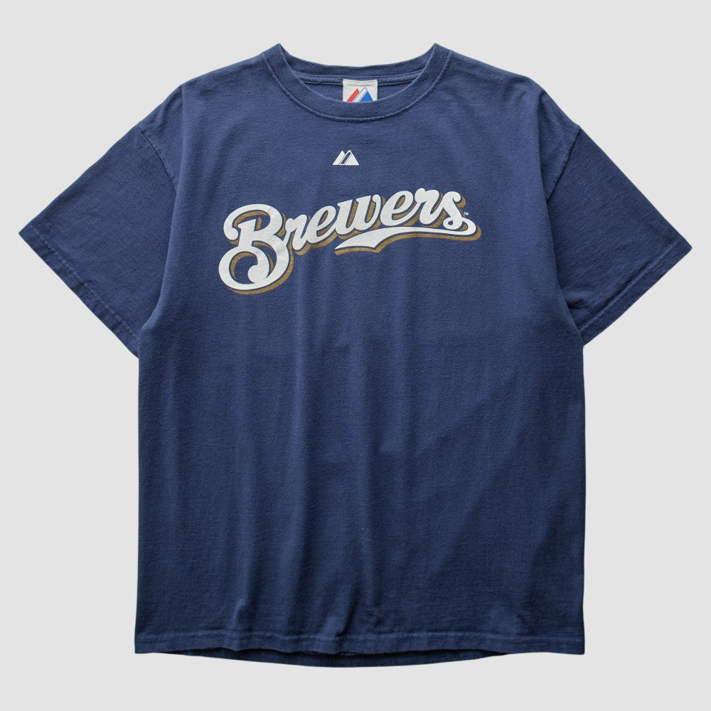 Milwaukee Brewers Majestic 2008 T-shirt | MLB Discount