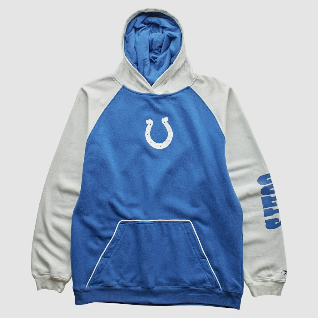 Indianapolis Colts Fanatics Reebok 2000s Hooded Pullover Sweatshirt