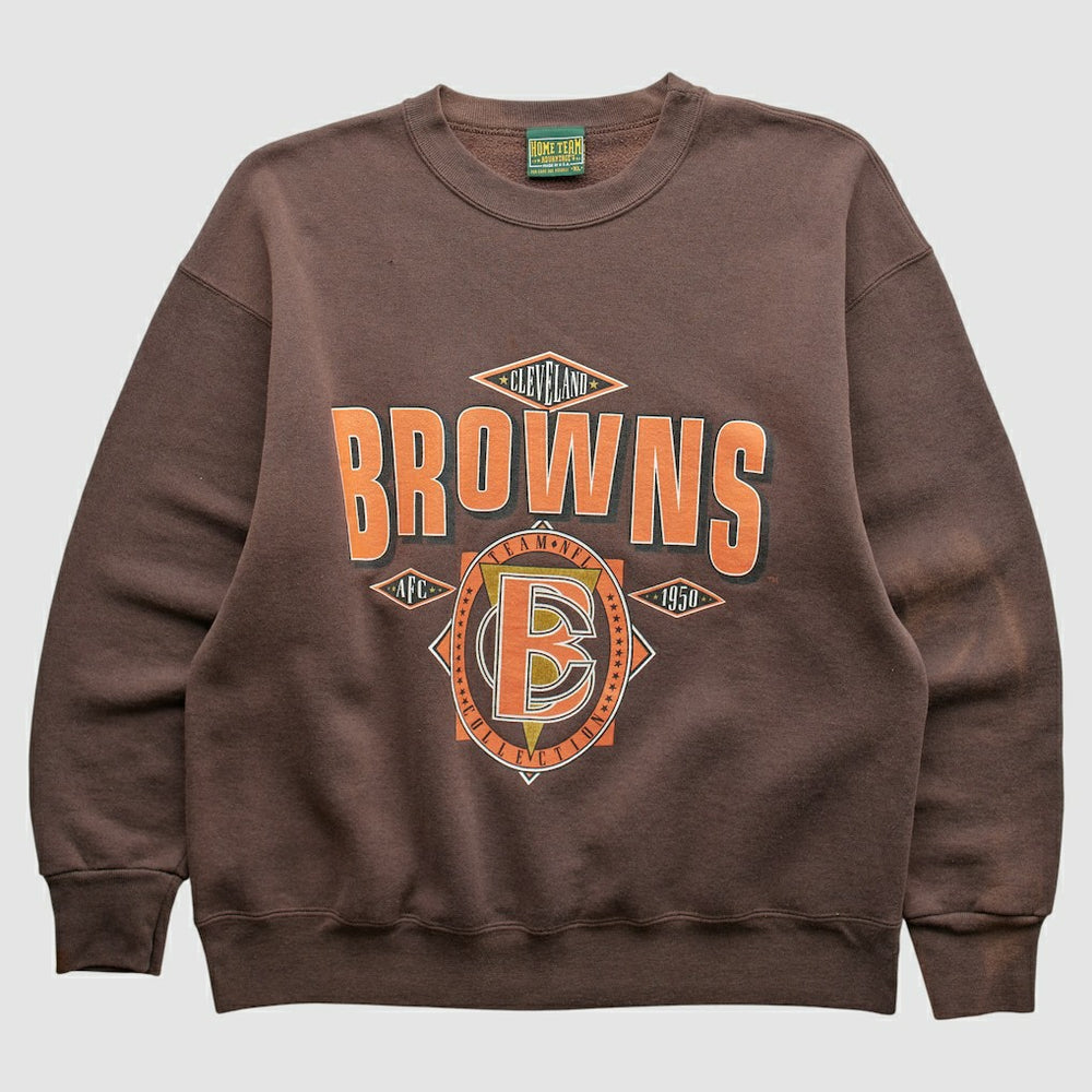 Cleveland Browns Fanatics Home Team Advantage 90s Sweatshirt