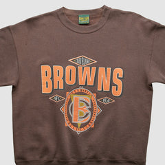 Cleveland Browns Fanatics Home Team Advantage 90s Sweatshirt