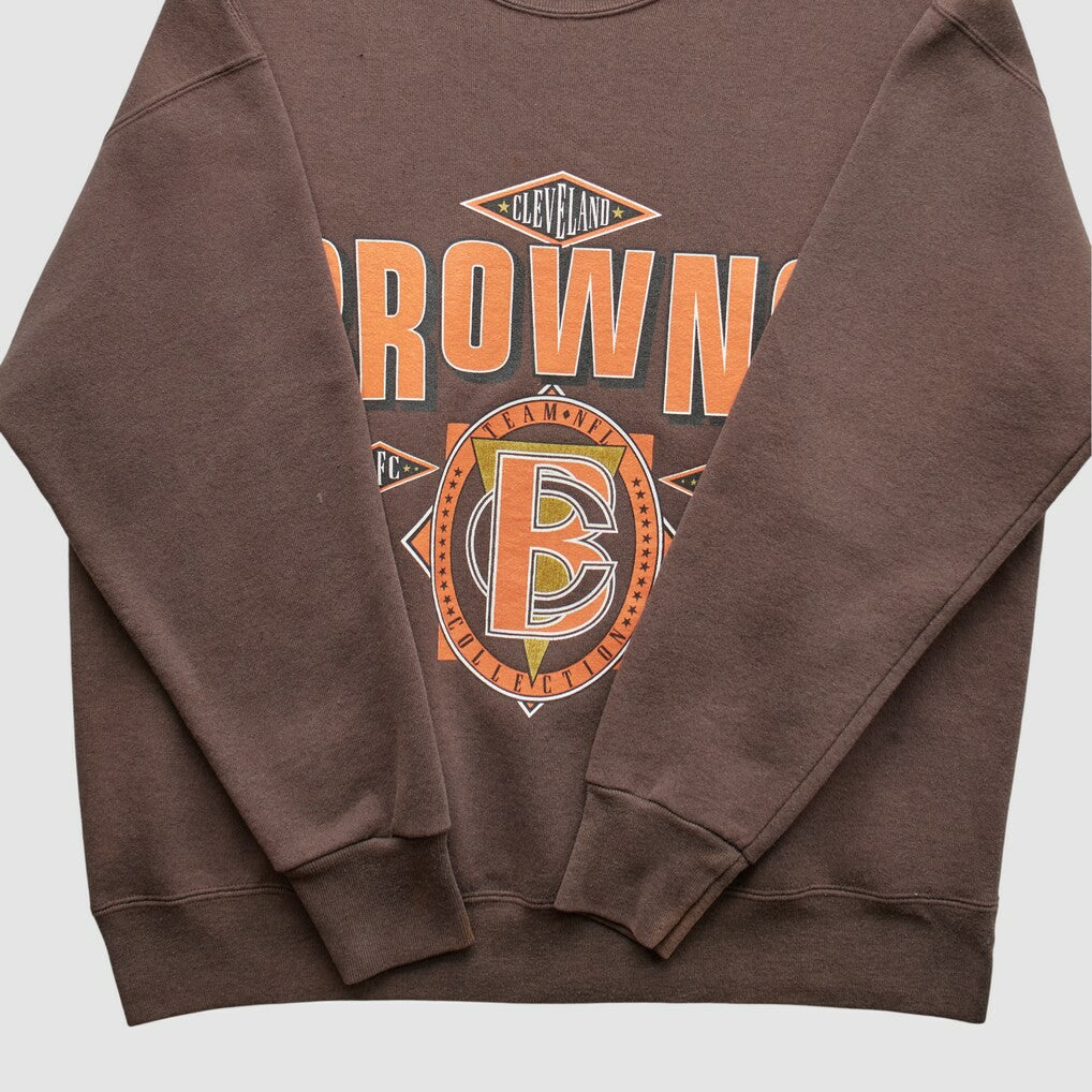 Cleveland Browns Fanatics Home Team Advantage 90s Sweatshirt