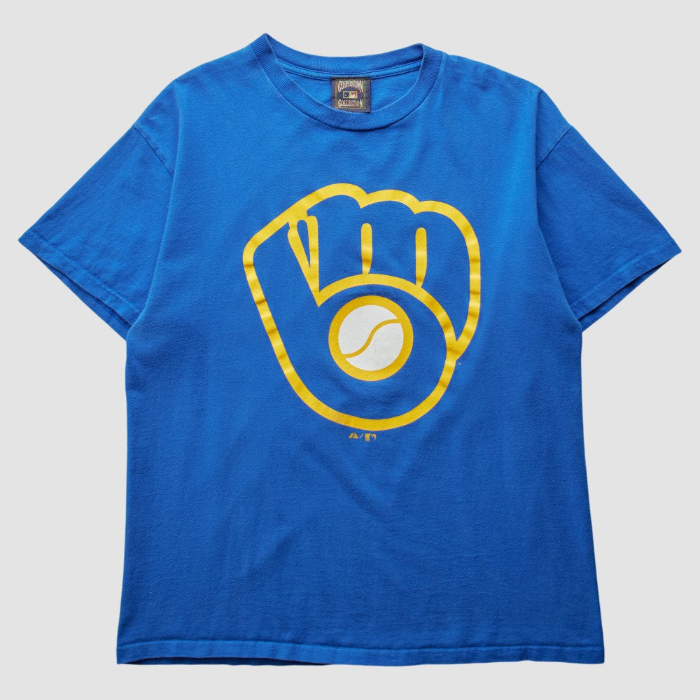 Milwaukee Brewers Majestic 2000s T-shirt | MLB Near me