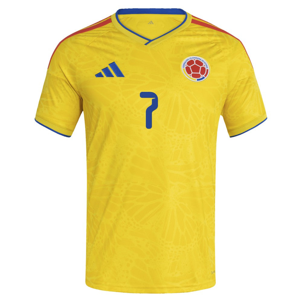 Luis Diaz Colombia National Team 2026 Home Replica Jersey Yellow - Adidas