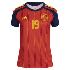 Lamine Yamal Spain National Team Women's 2026 Home Replica Jersey Red - Adidas
