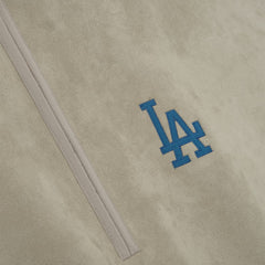Los Angeles Dodgers Fear of God x MLB Unisex Modern Suede Half-Zip Jacket | MLB US