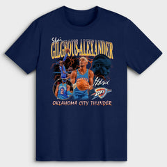 Shai Gilgeous-Alexander Oklahoma City Thunder Player Collage T-Shirt Online