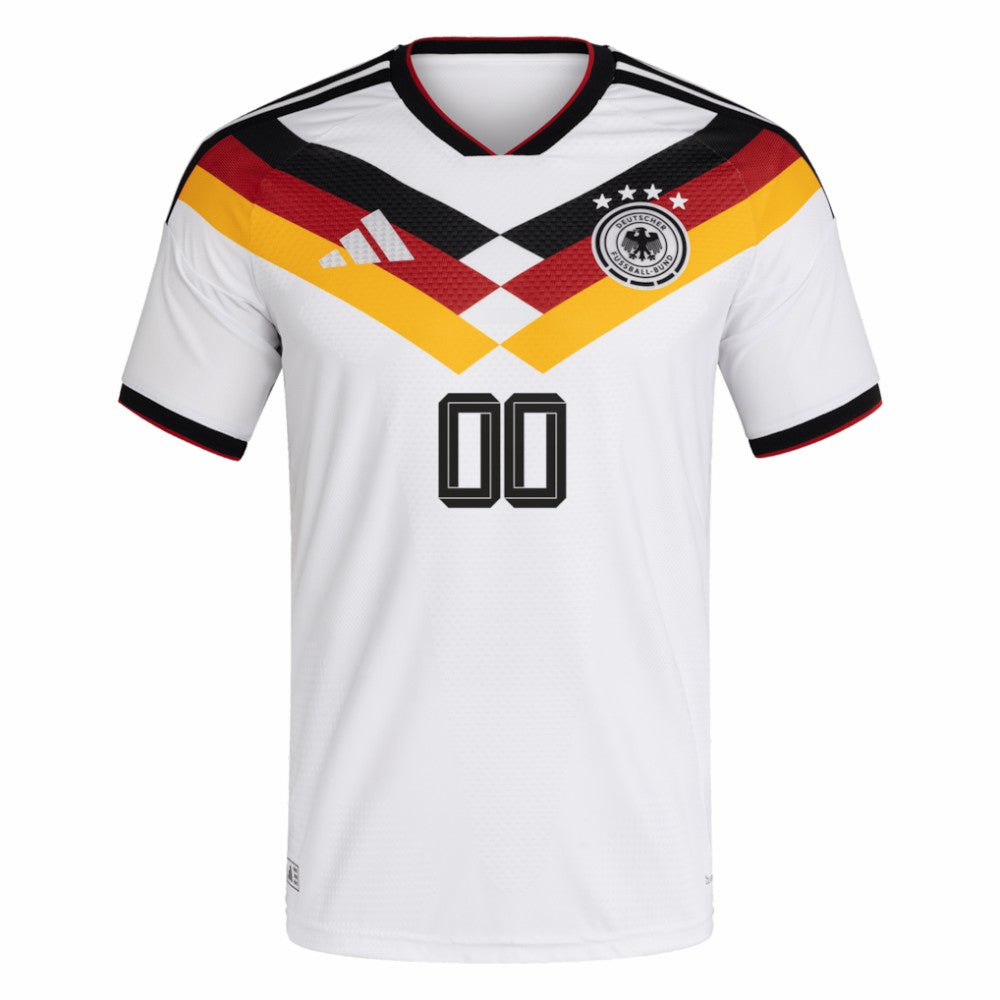 Germany National Team FIFA x World Cup 2026 Home On Field Custom Jersey White - Adidas