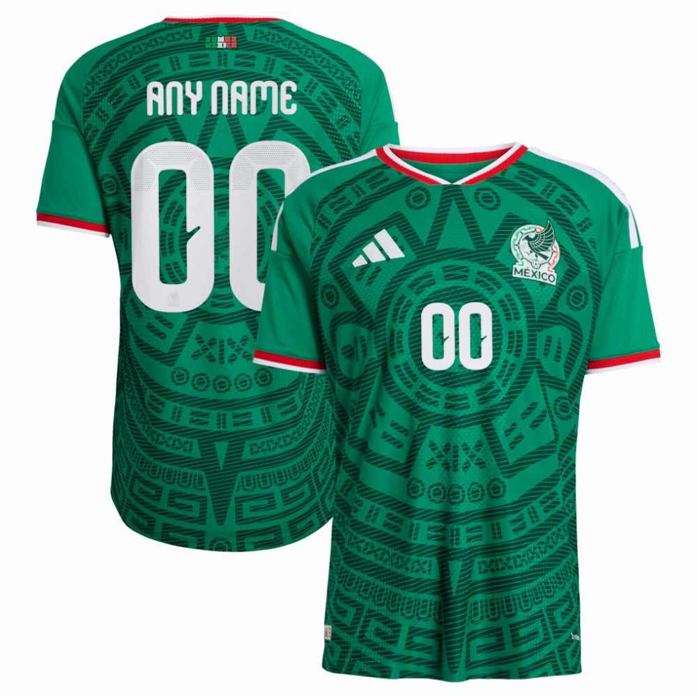 Mexico National Team 2026 Home Custom Jersey Green - Adidas