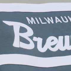 Milwaukee Brewers Mitchell & Ness Cooperstown Collection Thunderstorm Head Coach Hoodie | MLB US