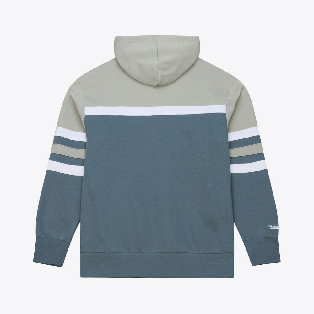 New York Yankees Mitchell & Ness Cooperstown Collection Thunderstorm Head Coach Hoodie | MLB Shop