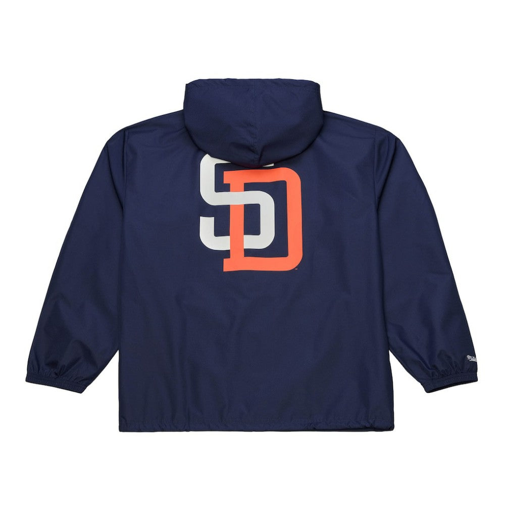 San Diego Padres Mitchell & Ness Full-Snap Hooded Coaches Jacket | MLB On Sale