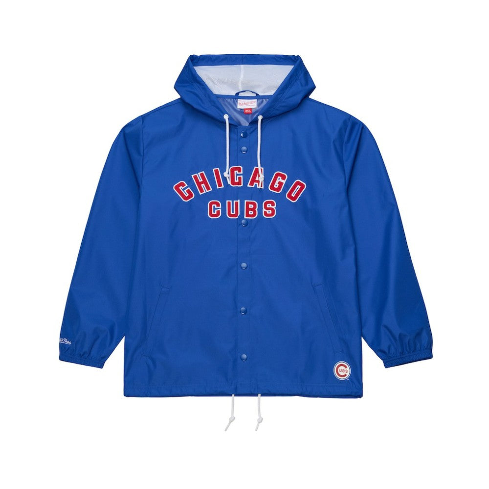 Chicago Cubs Mitchell & Ness Full-Snap Hooded Coaches Jacket | MLB Discount