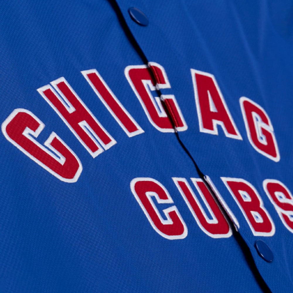 Chicago Cubs Mitchell & Ness Full-Snap Hooded Coaches Jacket | MLB Discount