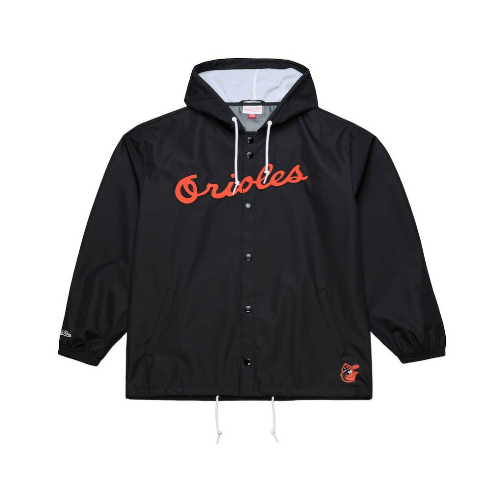 Baltimore Orioles Mitchell & Ness Full-Snap Hooded Coaches Jacket | MLB Near me